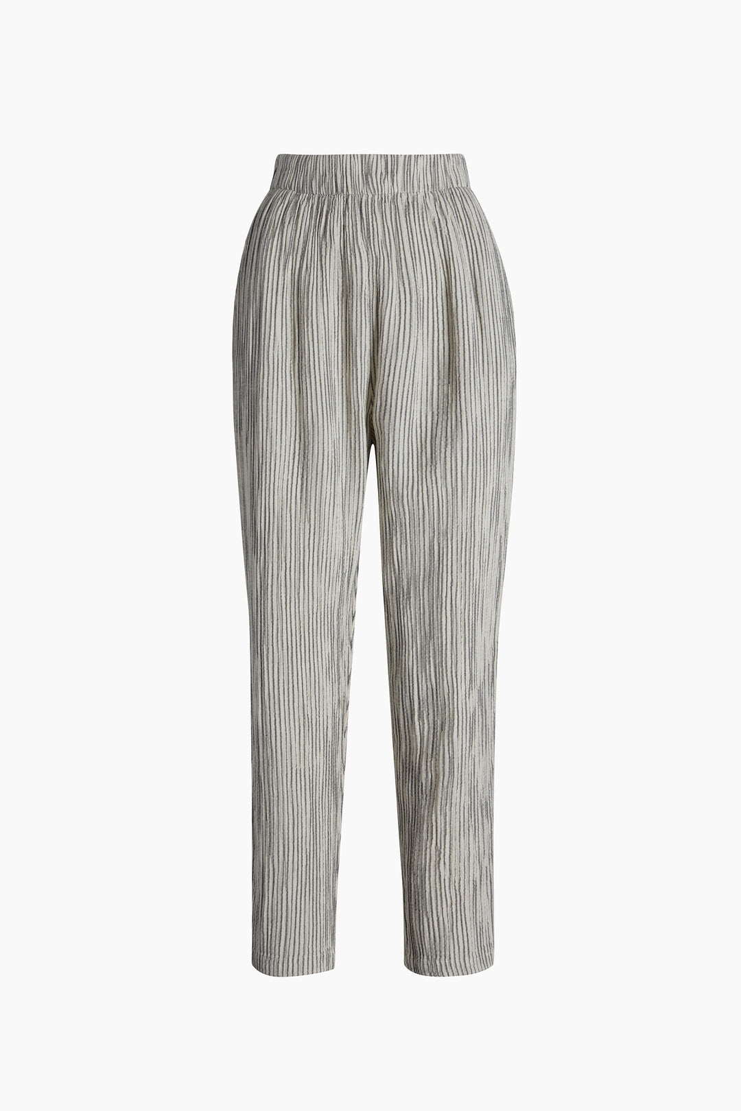Striped Linen Slouchy Pants