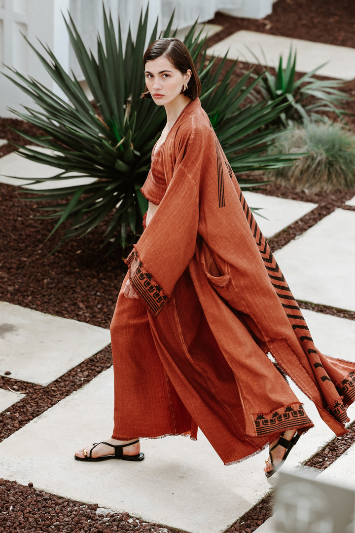 Terracotta Palazzo Pants