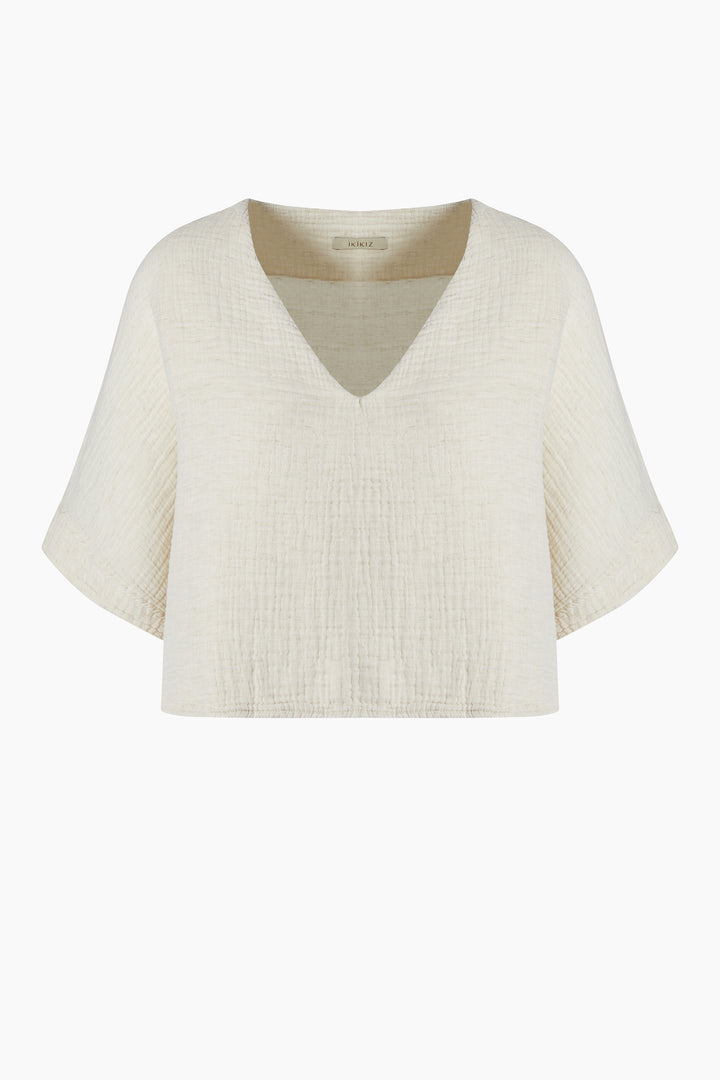 Crinkle Crop Top