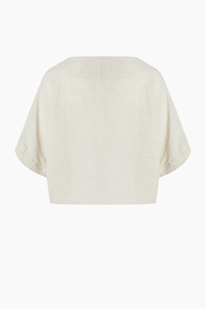 Crinkle Crop Top