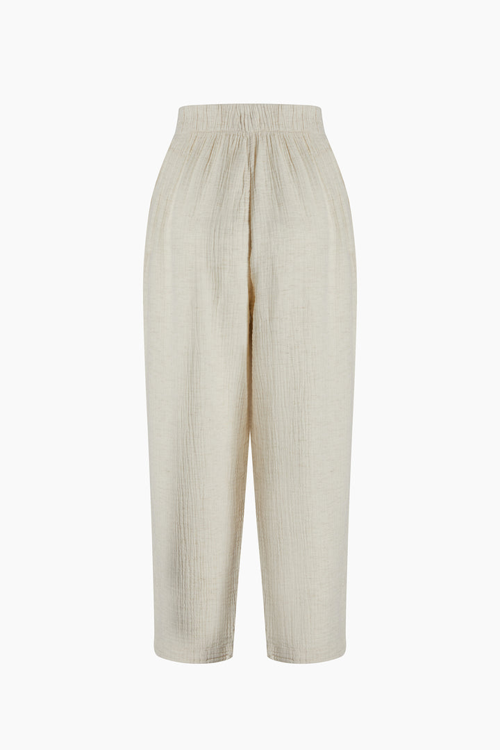 Crinkle Slouchy Pants
