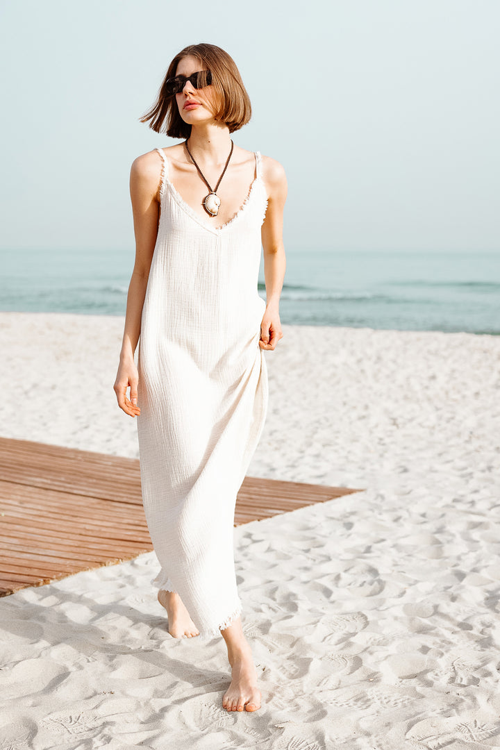 Crinkle Strappy Dress