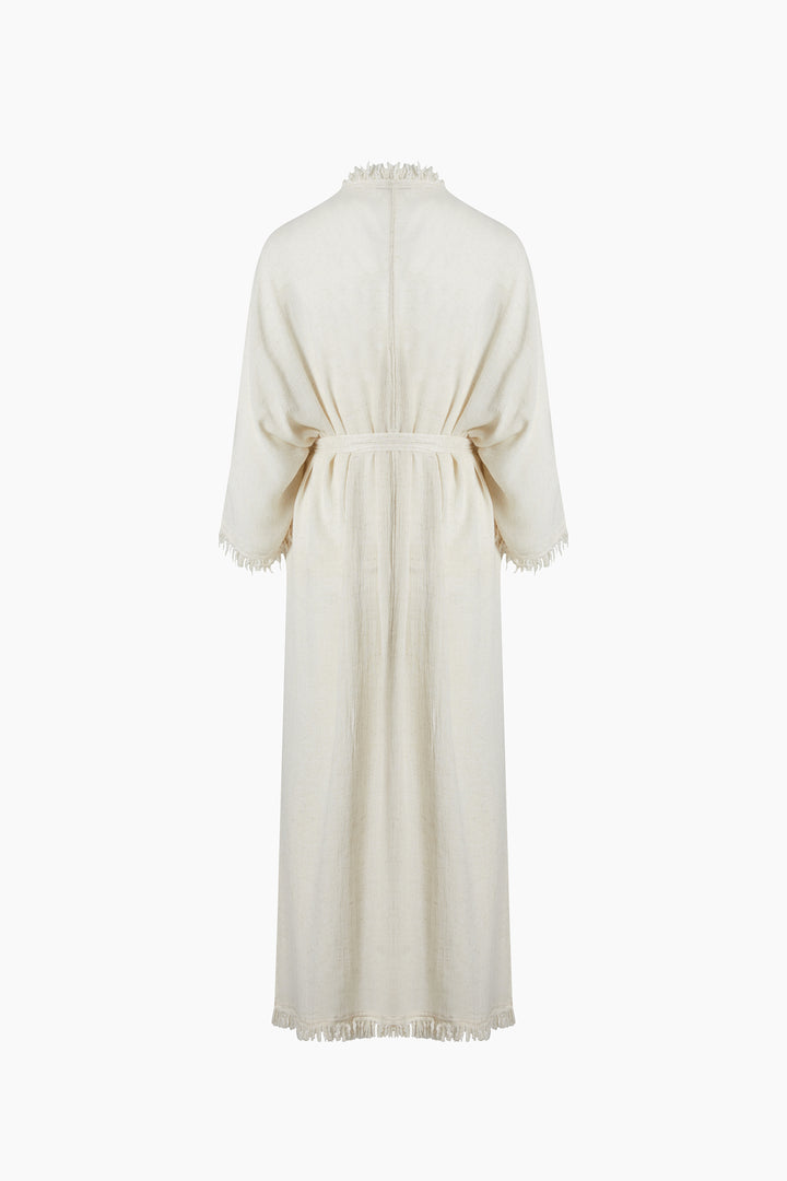 Crinkle Linen Kimono