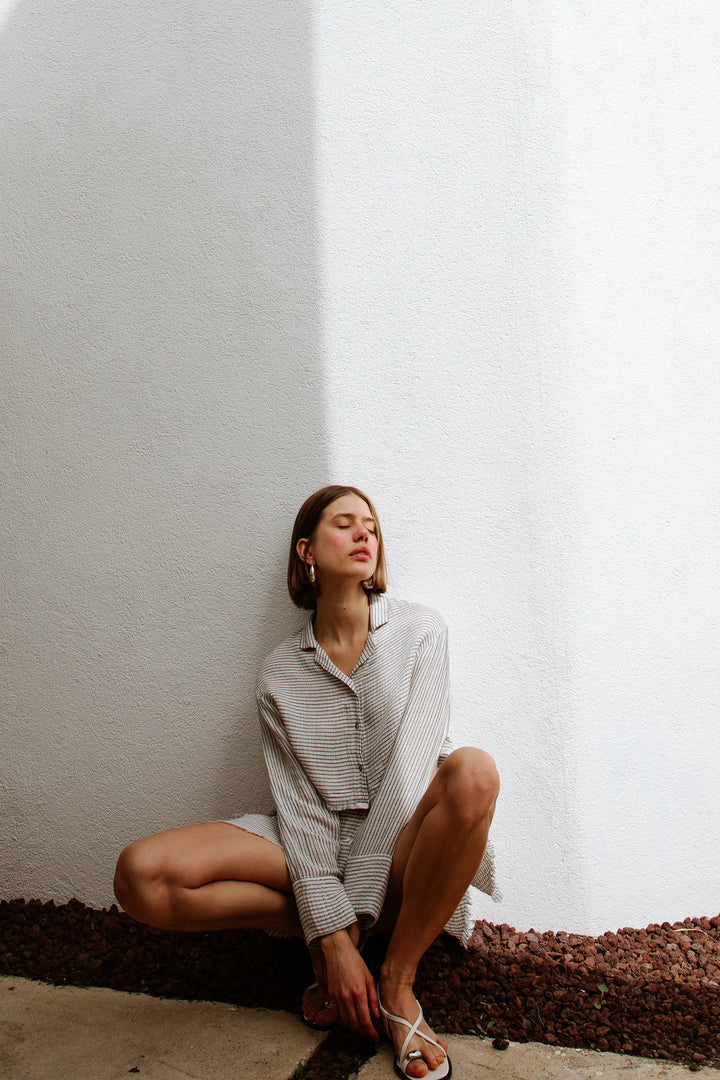 Striped Lyocell Shirt