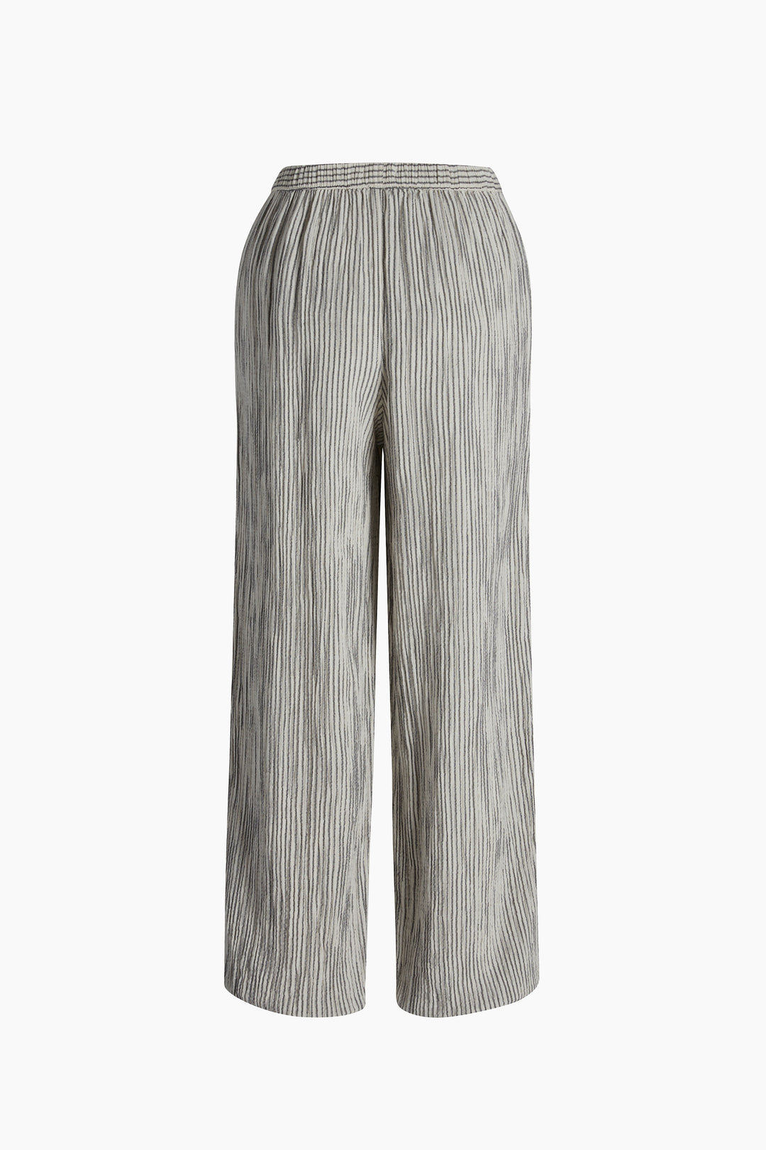 Striped Linen Jogger Pants