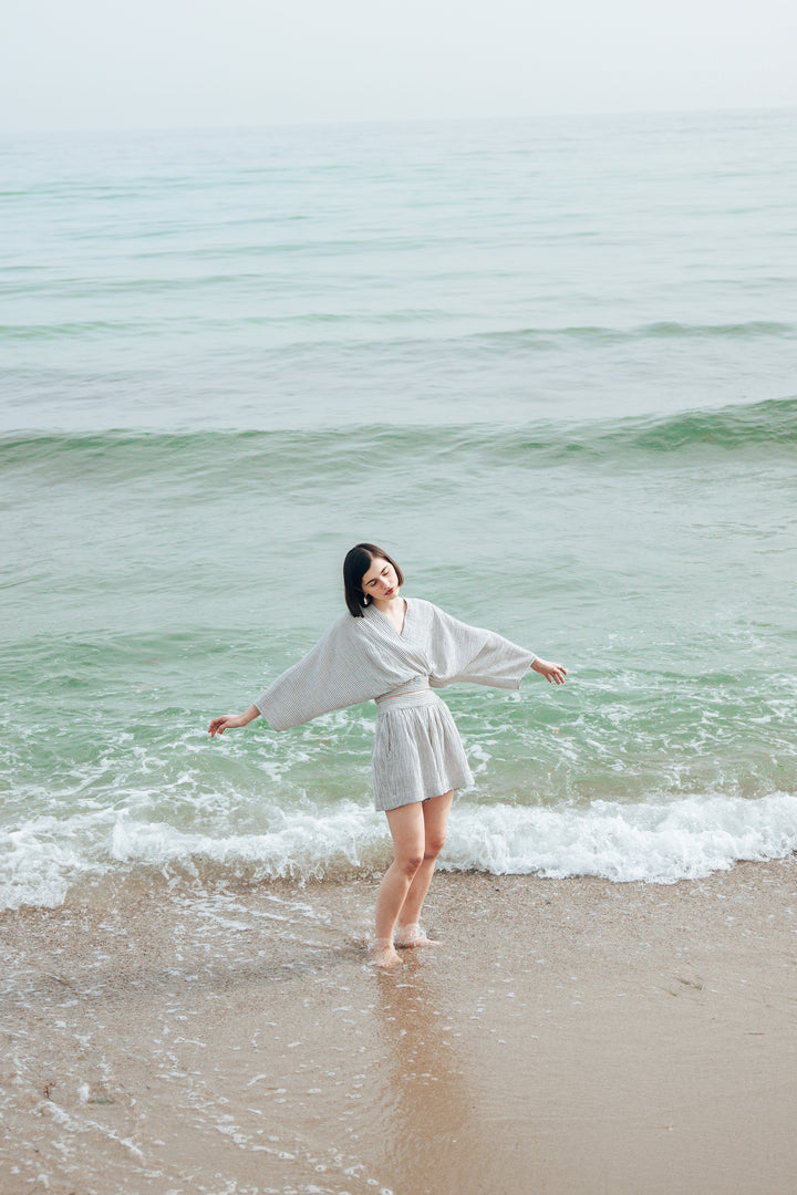 Striped Linen Blouse