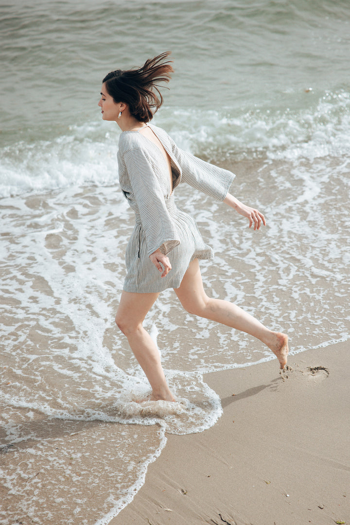 Striped Linen Blouse