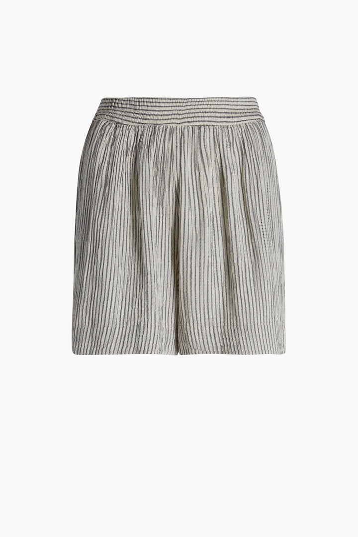 Striped Linen Shorts