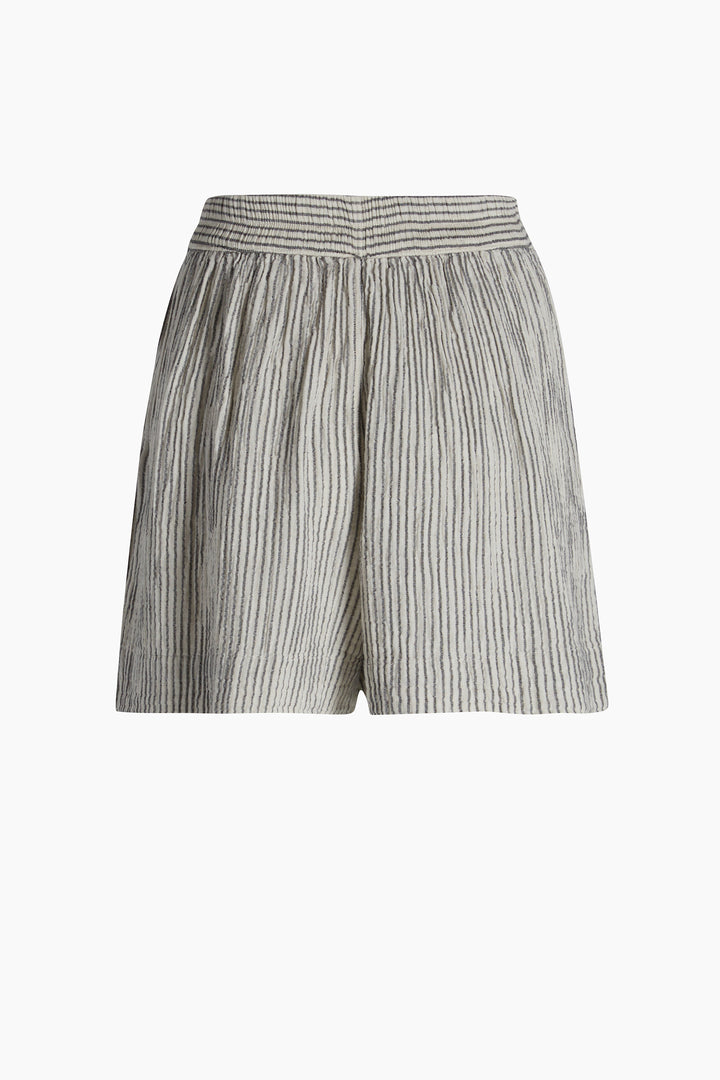 Striped Linen Shorts