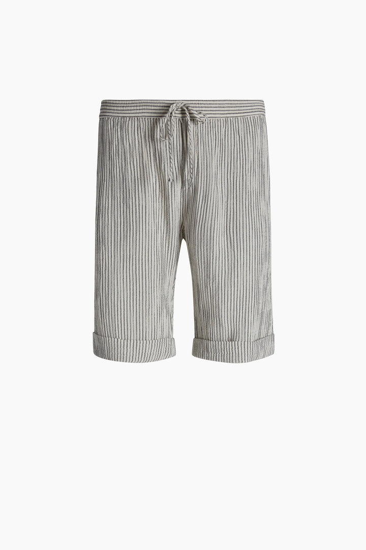 Men's Striped Linen Short
