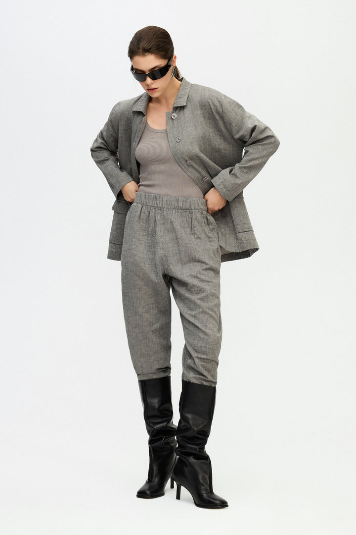 Grey Oversize Jacket
