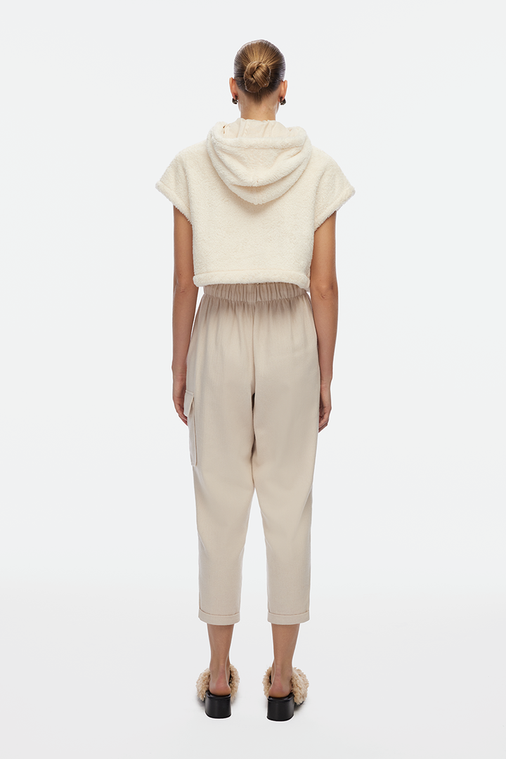 Sherpa Crop Waistcoat