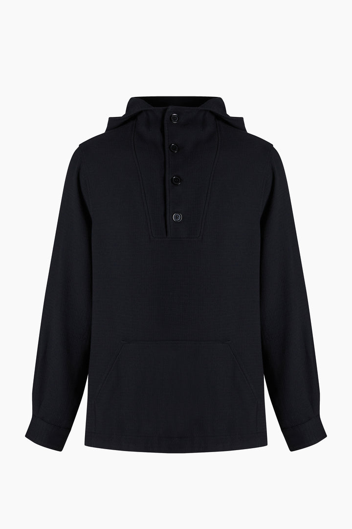 Men's Cotton Black Sweatshirt