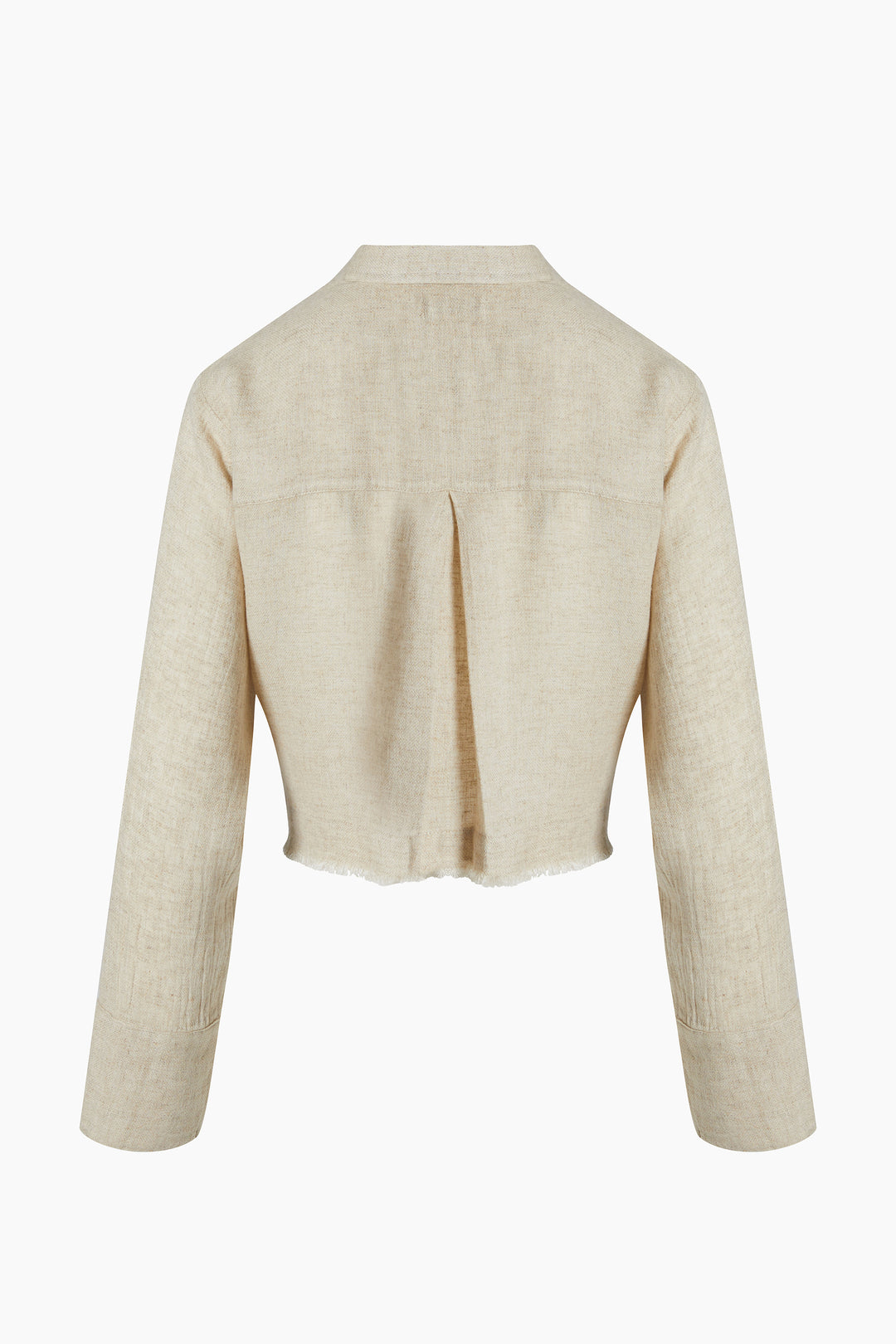 Linen Crop Shirt