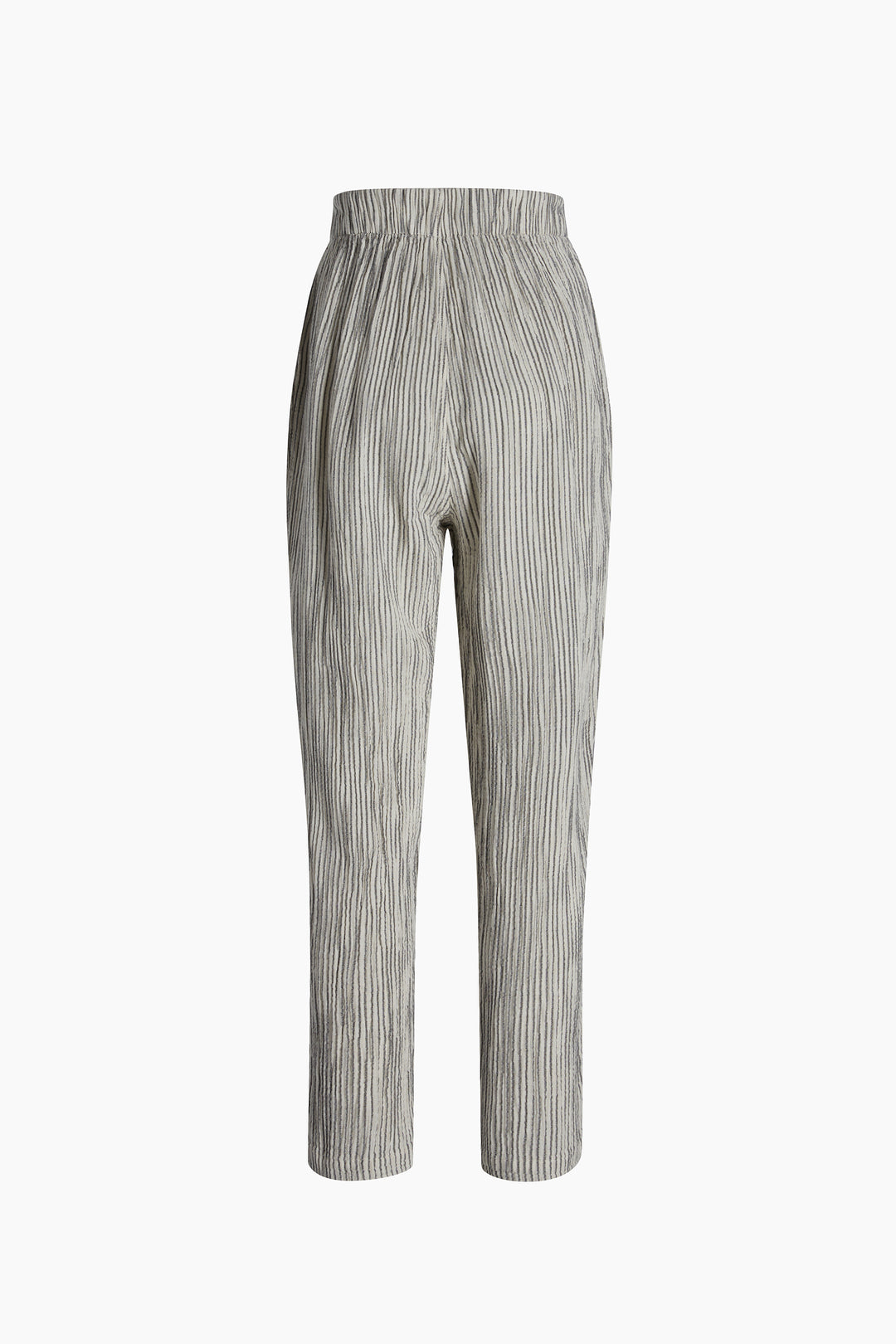 Striped Linen Slouchy Pants