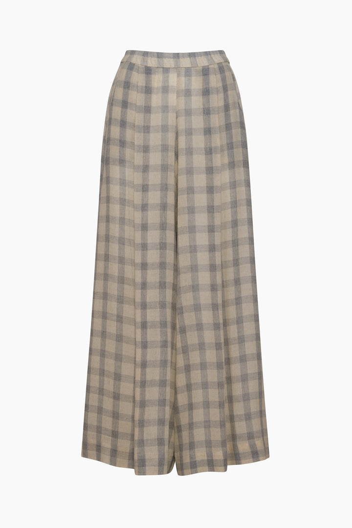 Grey Plaid Pants