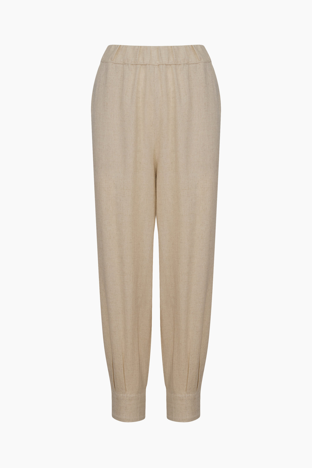 Natural Linen Slouchy Pants