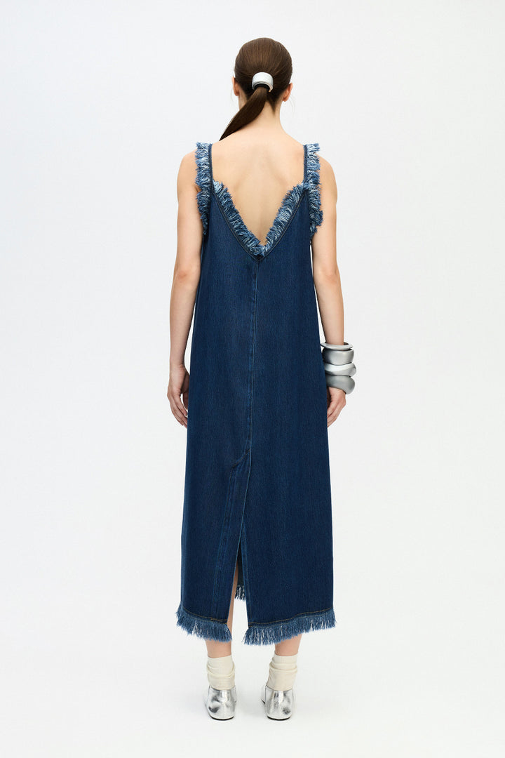 Denim Strappy Dress
