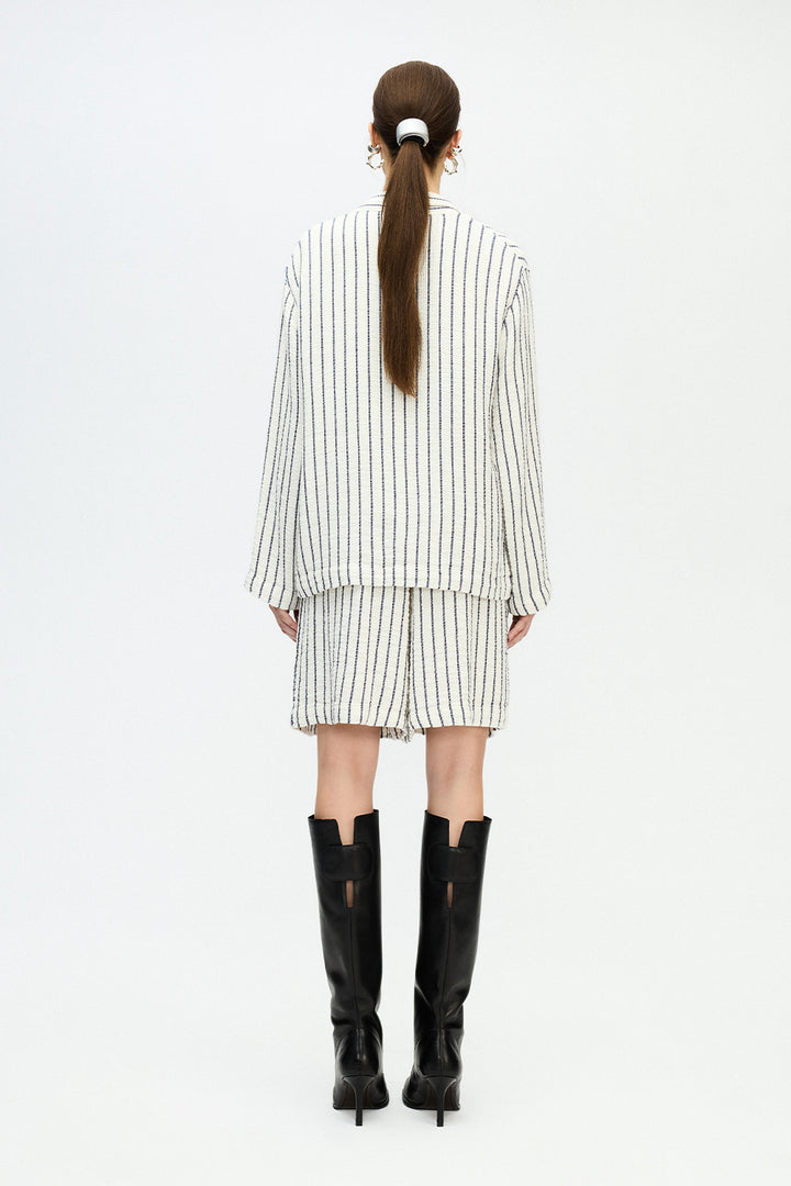 Striped Textured Jacket