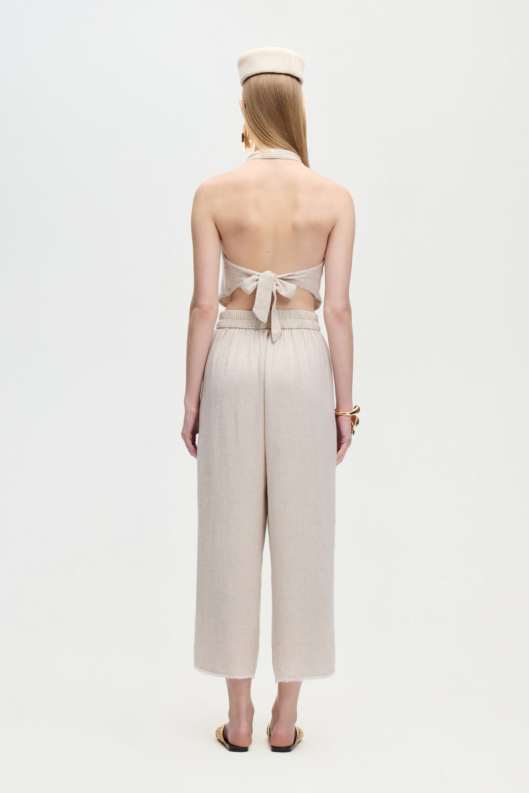 Linen Natural  Waistcoat