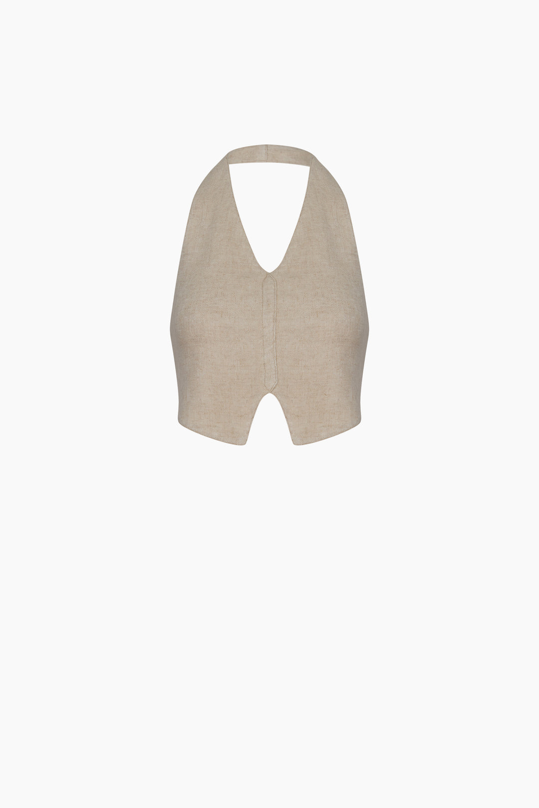 Linen Natural  Waistcoat