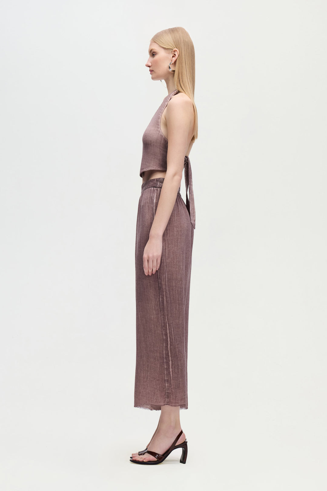Linen Brown  Waistcoat