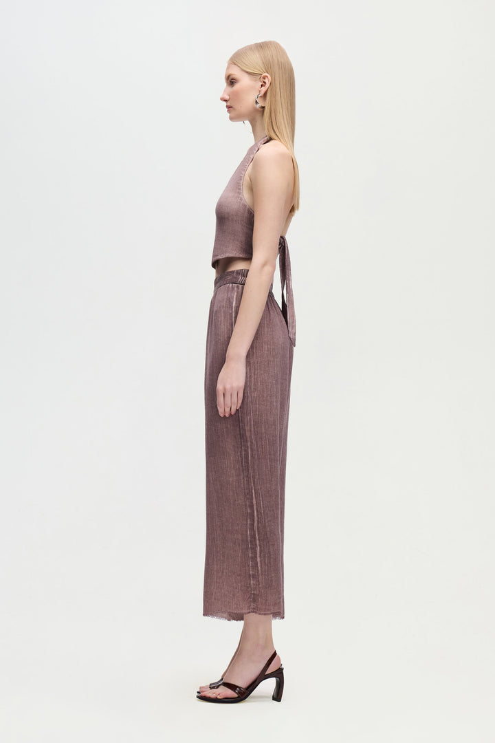 Linen Brown  Waistcoat