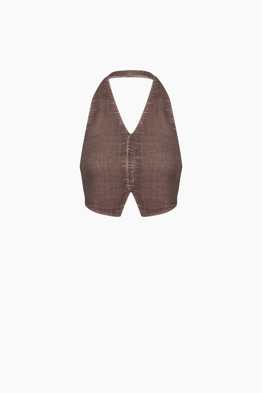 Linen Brown  Waistcoat