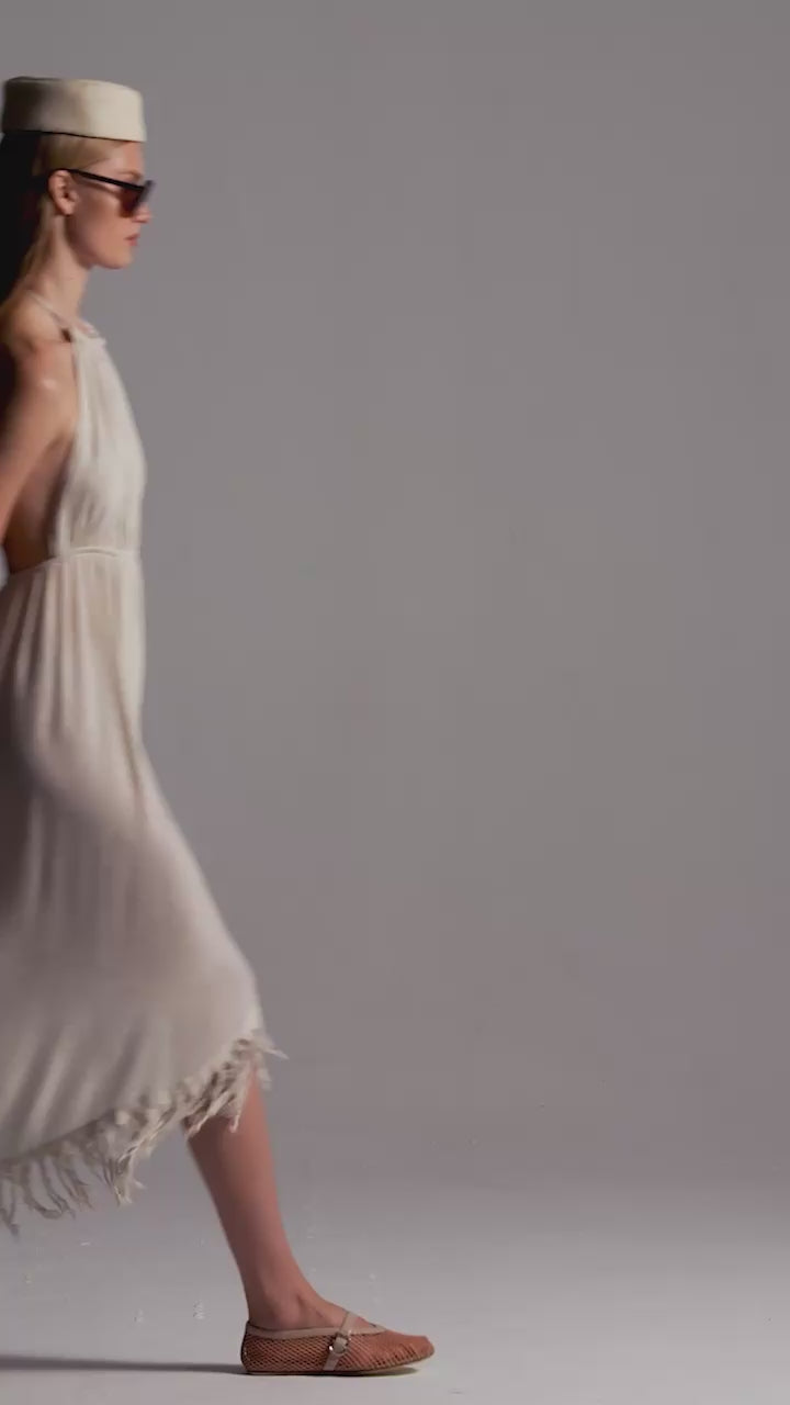 Hemp Halter Neck Dress