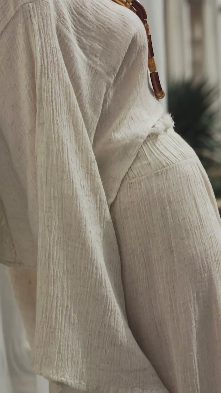 بنطال مستقيم من القنب