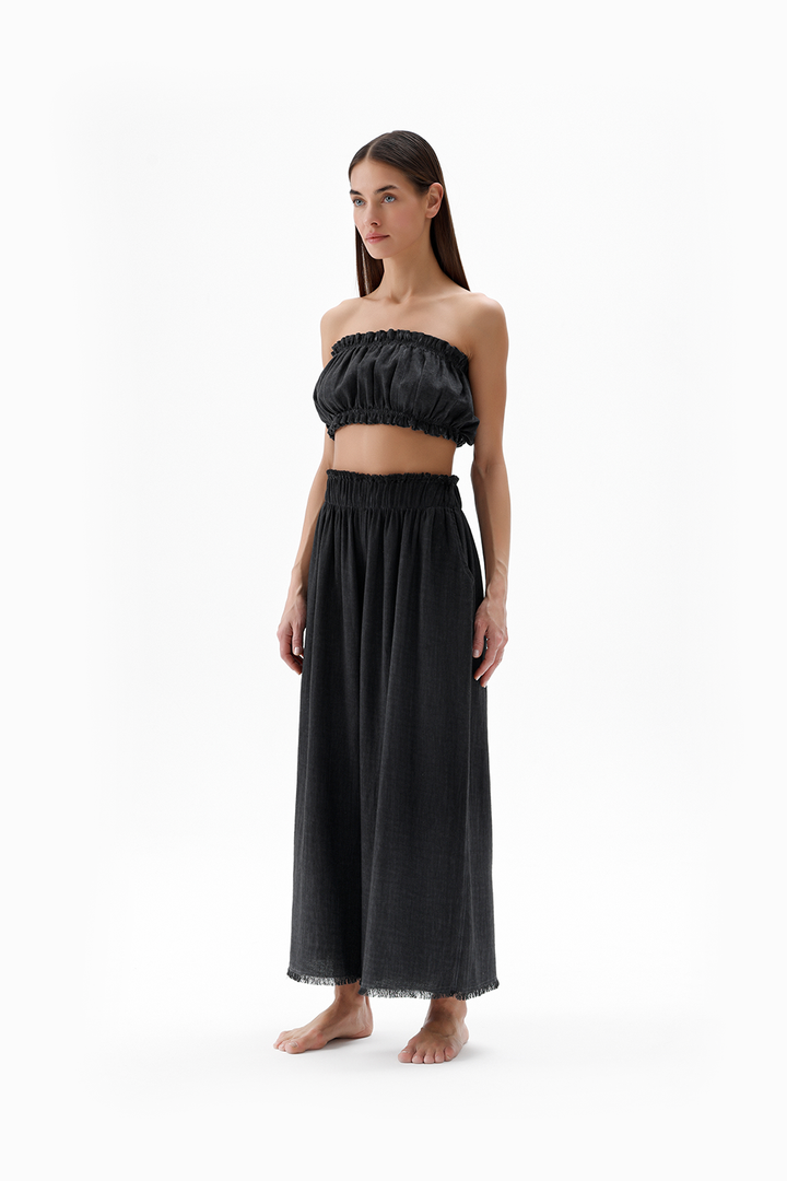 Black Bandeau Top