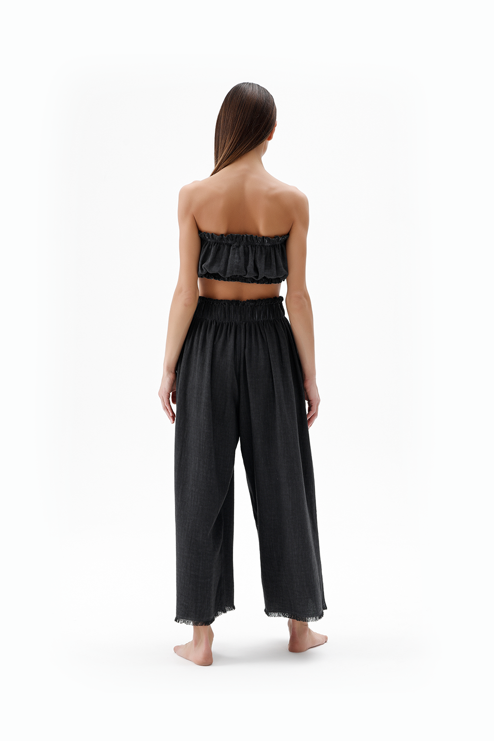 Black Bandeau Top